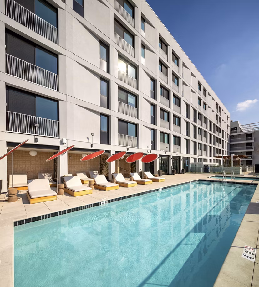 pool at Park East Apartments