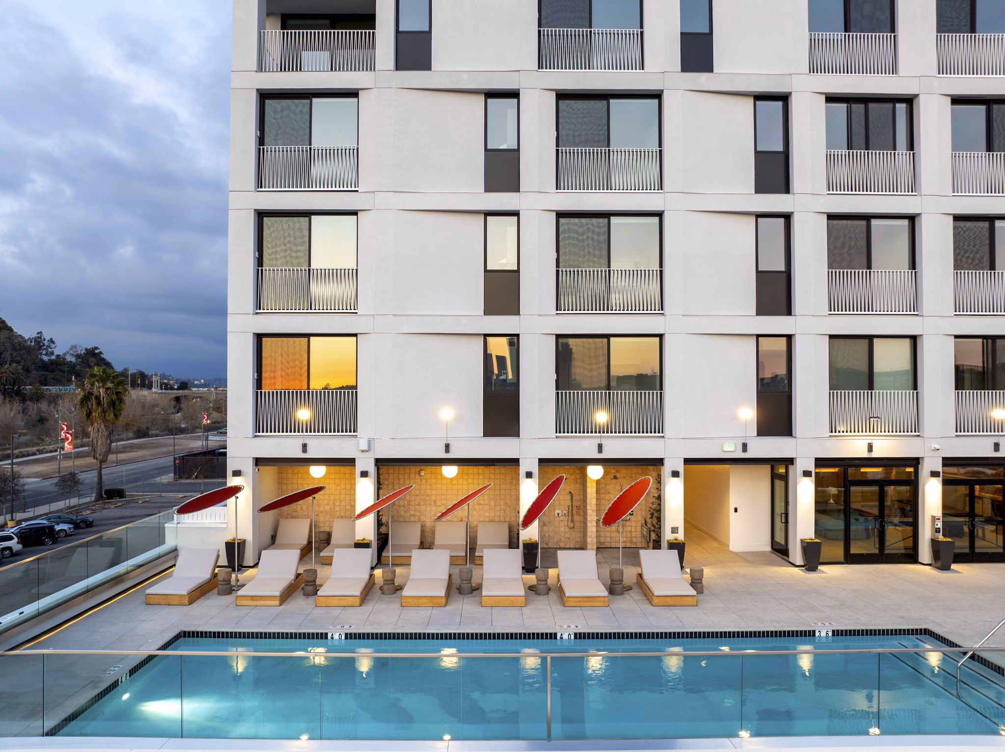 pool at Park East Apartments