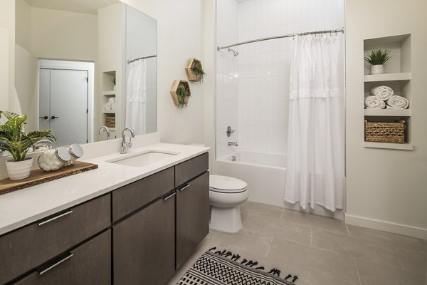 bathroom at Clovis Point Apartments