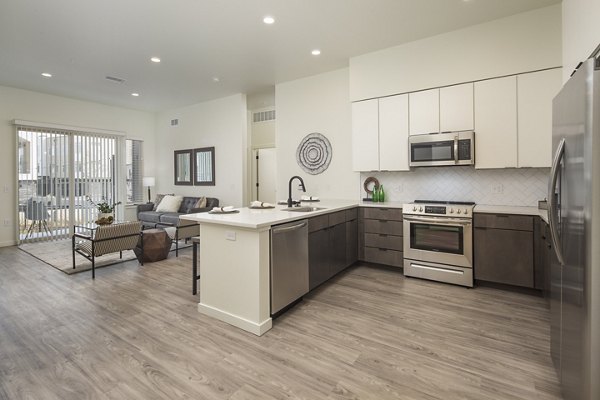 kitchen at Clovis Point Apartments