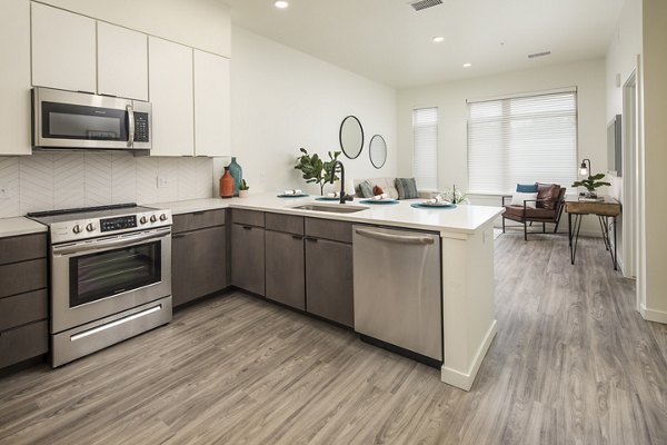 kitchen at Clovis Point Apartments