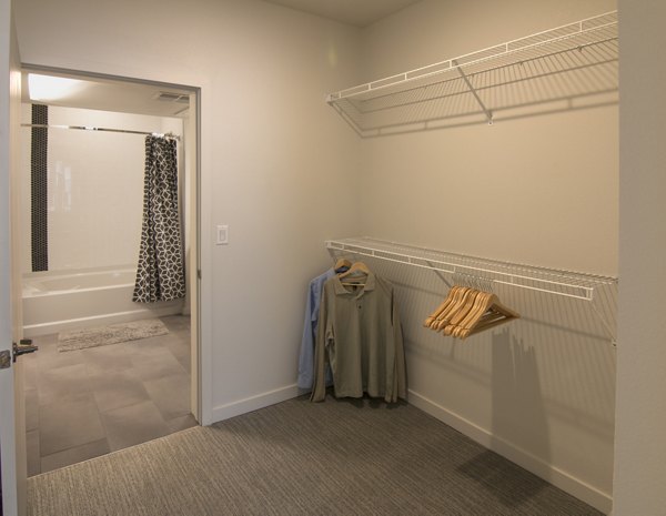 closet at Cycle Apartments