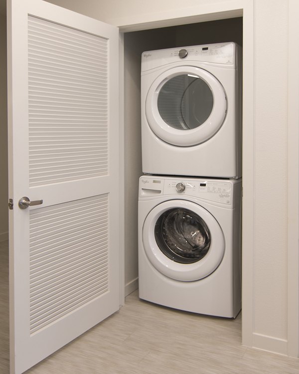 laundry room at Cycle Apartments