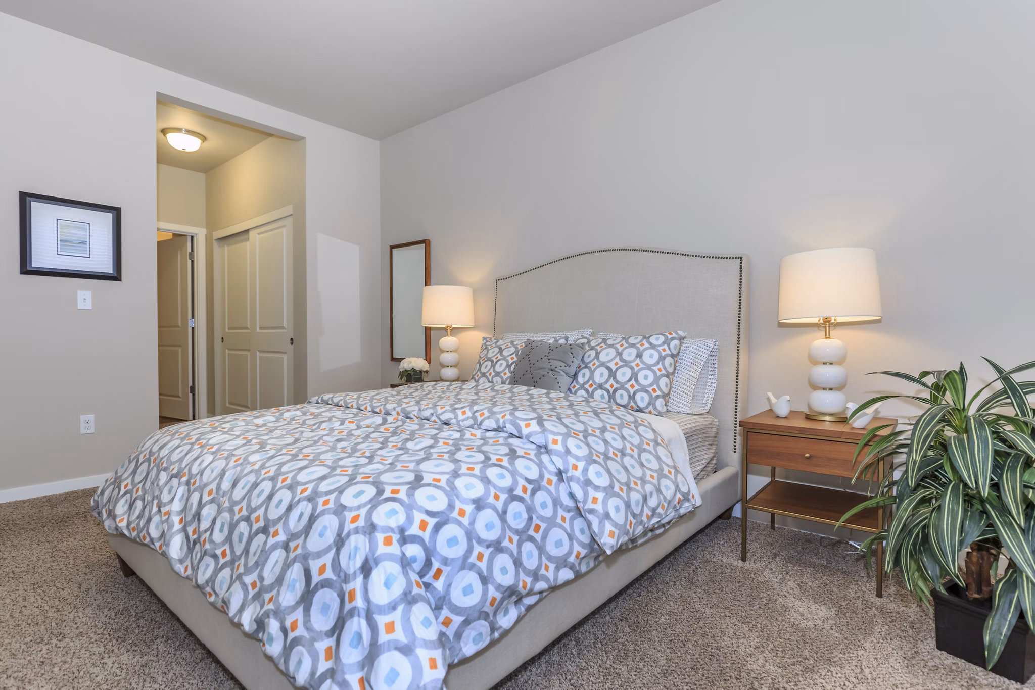 bedroom at Outlook at Pilot Butte Apartments