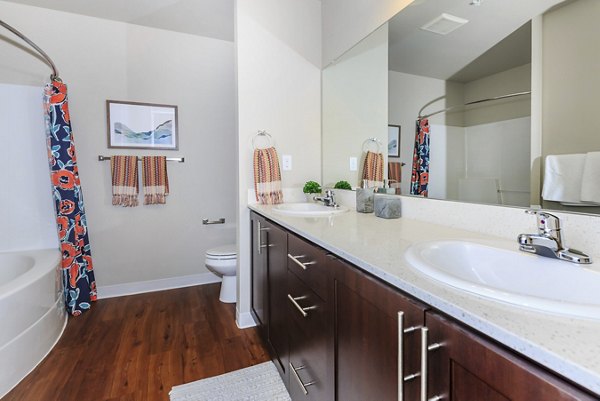 bathroom at Outlook at Pilot Butte Apartments