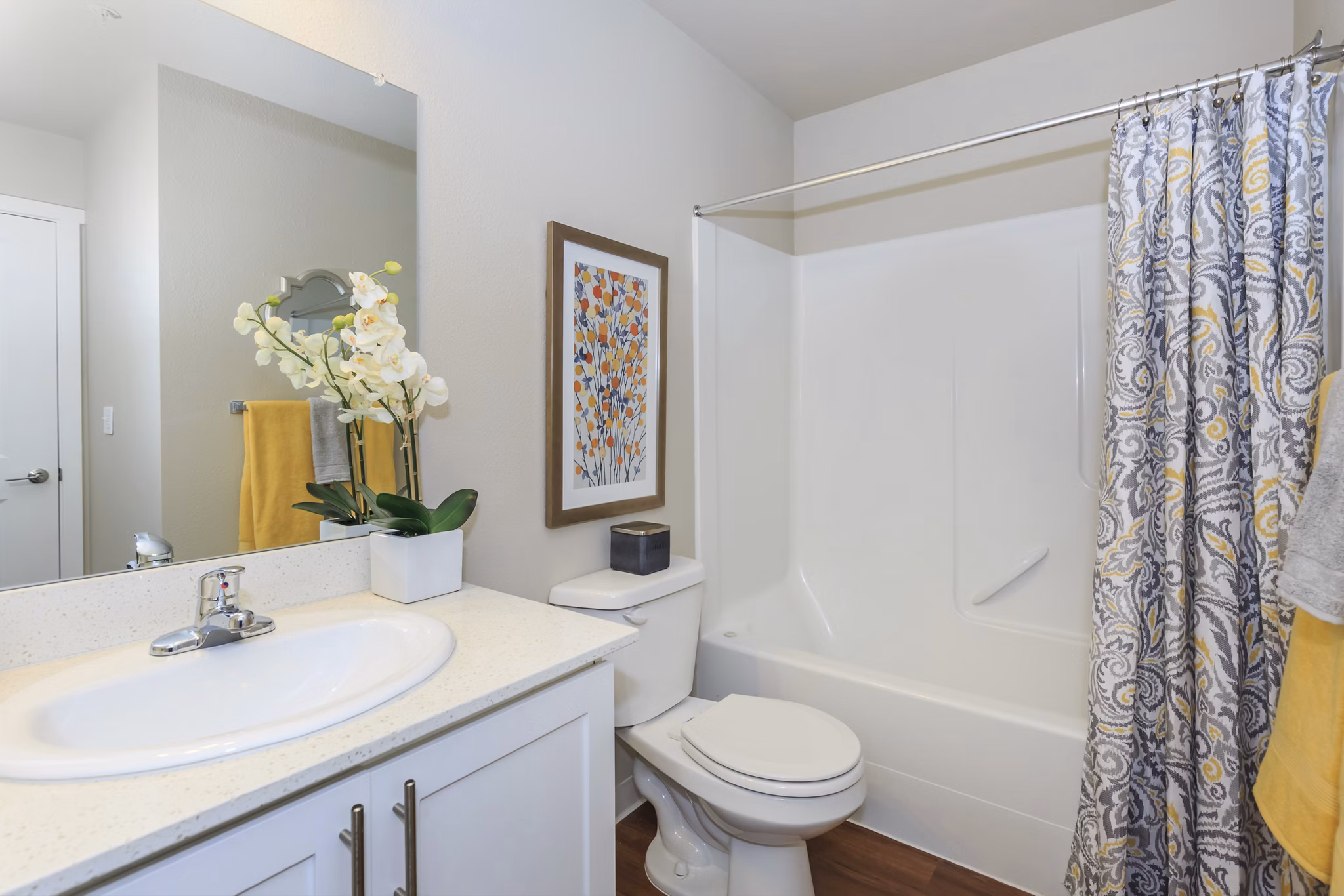 bathroom at Outlook at Pilot Butte Apartments