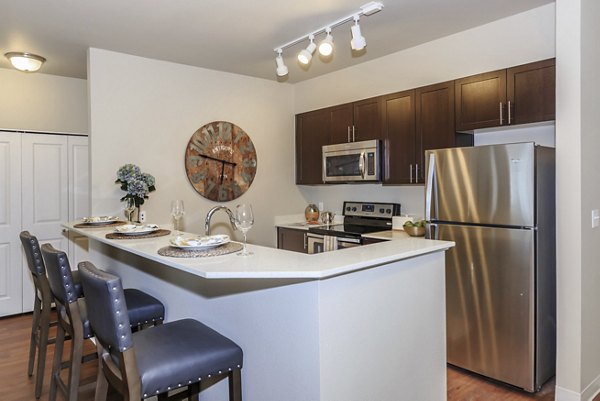 kitchen at Outlook at Pilot Butte Apartments