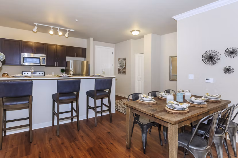 kitchen at Outlook at Pilot Butte Apartments