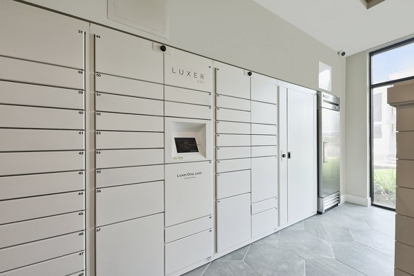 parcel locker at Lenox Grandview Apartments