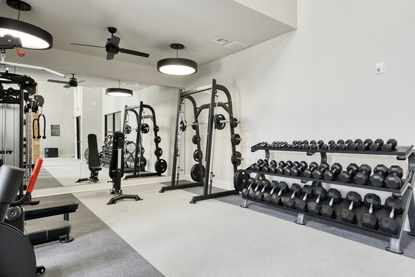 fitness center at Lenox Grandview Apartments