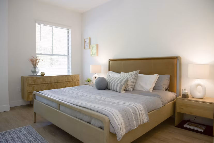 bedroom at Novel Mallard Creek Apartments