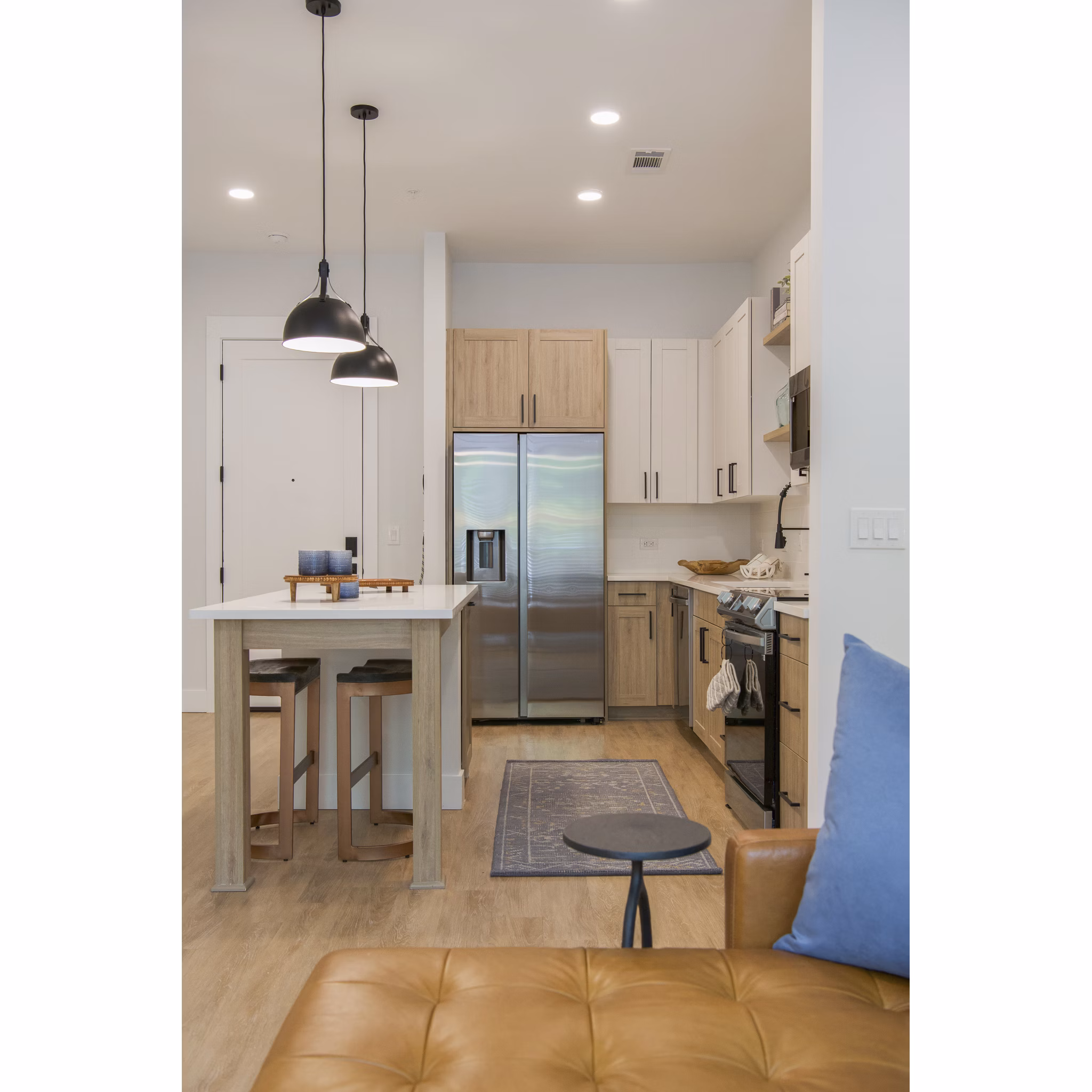 kitchen at Novel Mallard Creek Apartments