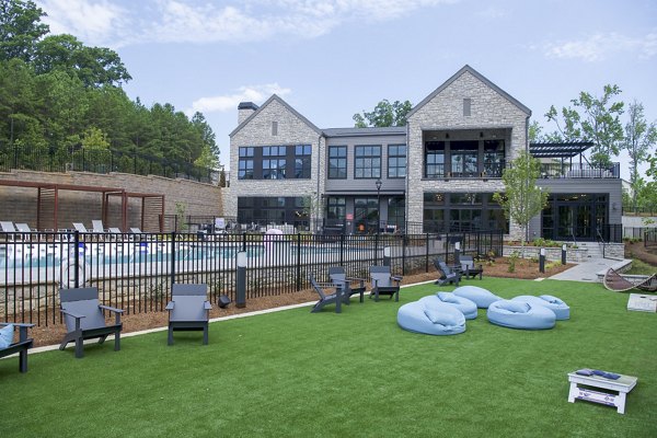 recreational area at Novel Mallard Creek Apartments