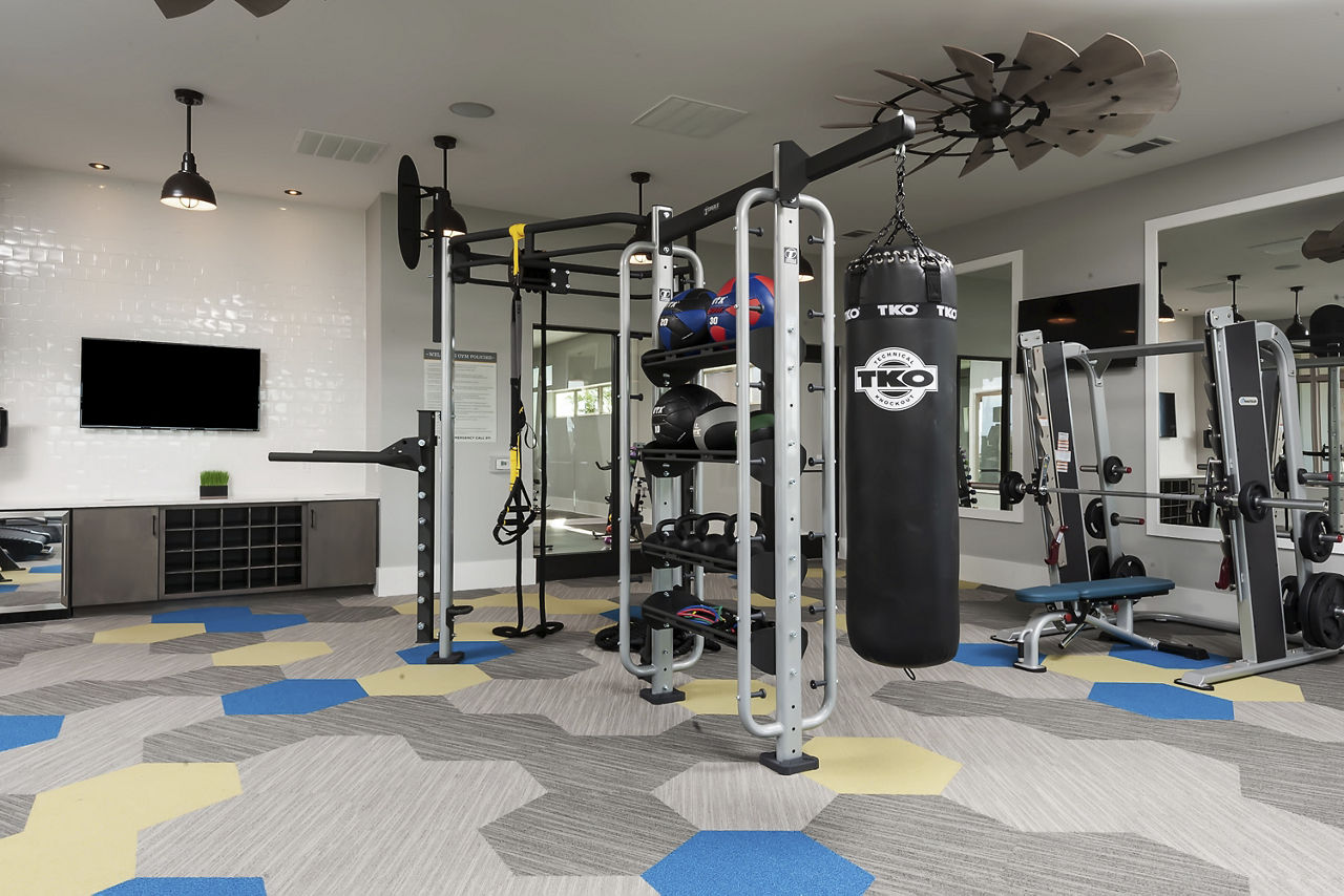 Gym at The Kelley At Samuels Avenue (1 of 3)