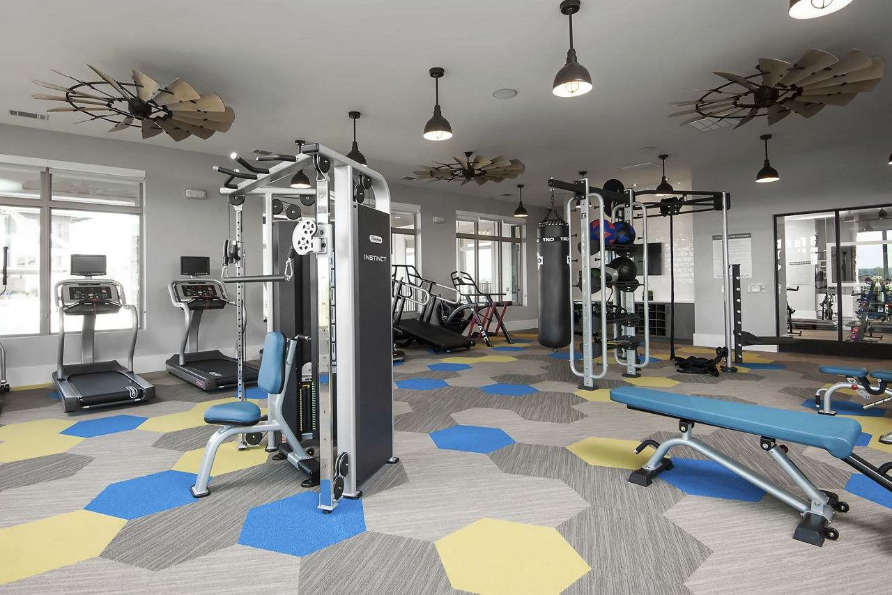 Gym at The Kelley At Samuels Avenue (2 of 3)