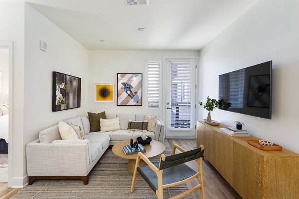 living room at Broadstone Uptown Apartments