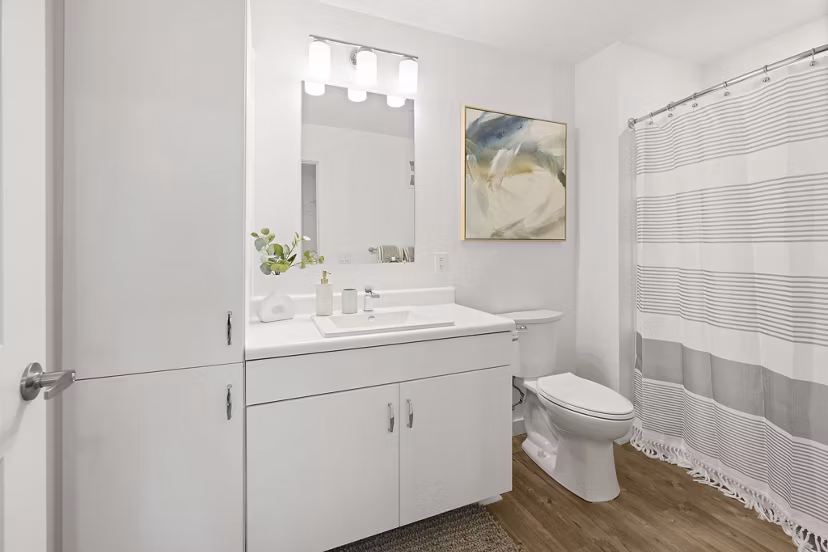 bathroom at Ltd. Findlay Apartments
