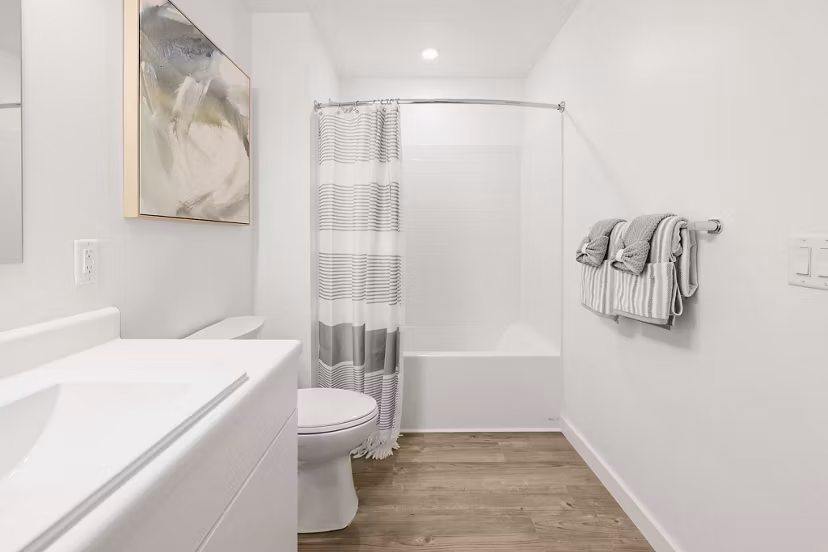 bathroom at Ltd. Findlay Apartments