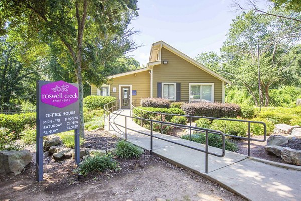 exterior at Roswell Creek Apartments 