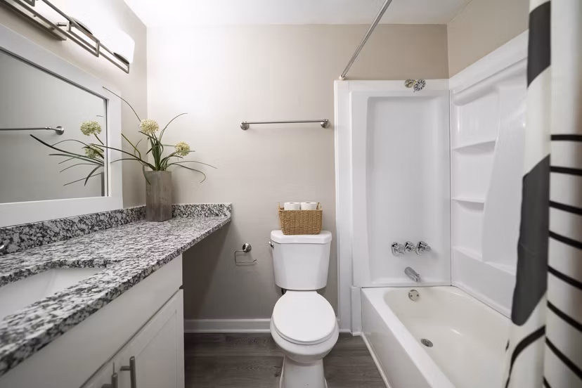 bathroom at Ellwood Pines Apartments