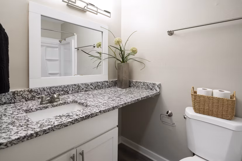 bathroom at Ellwood Pines Apartments