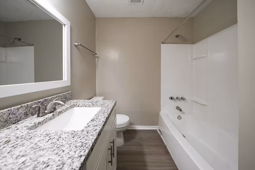 bathroom at Ellwood Pines Apartments
