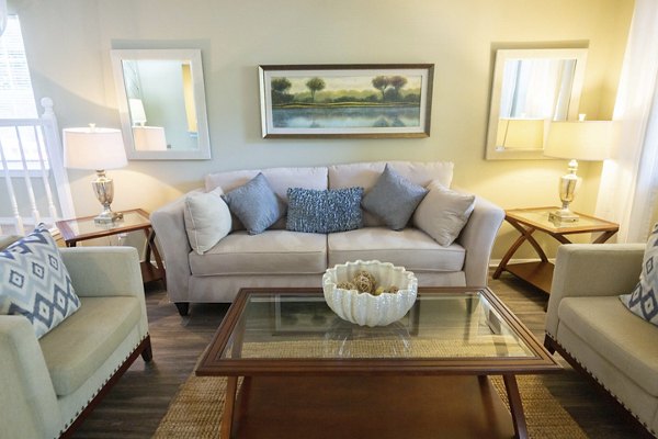 living room at Roswell Creek Apartments 