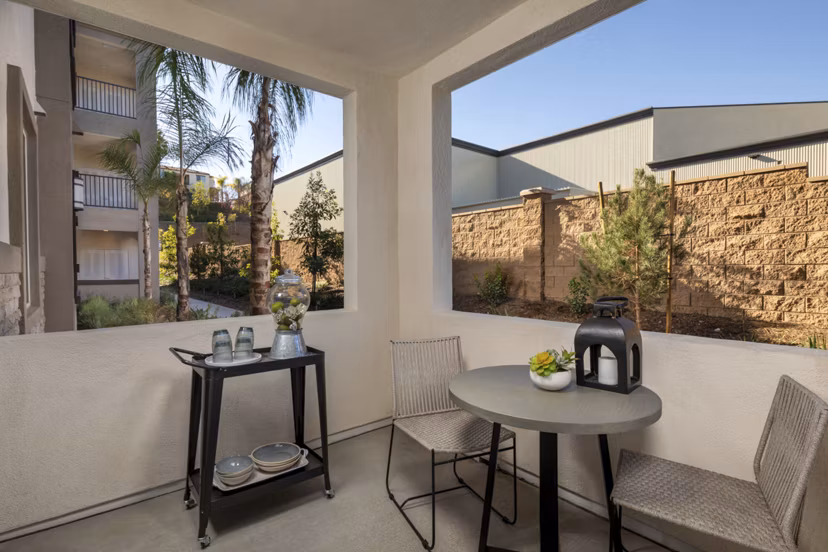 balcony at Delhaven Pointe Apartments