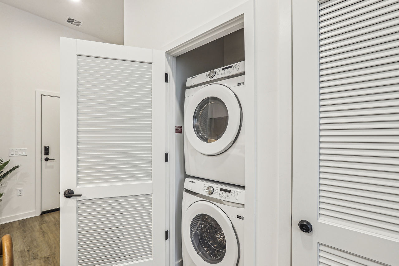 Laundry room at The Iris