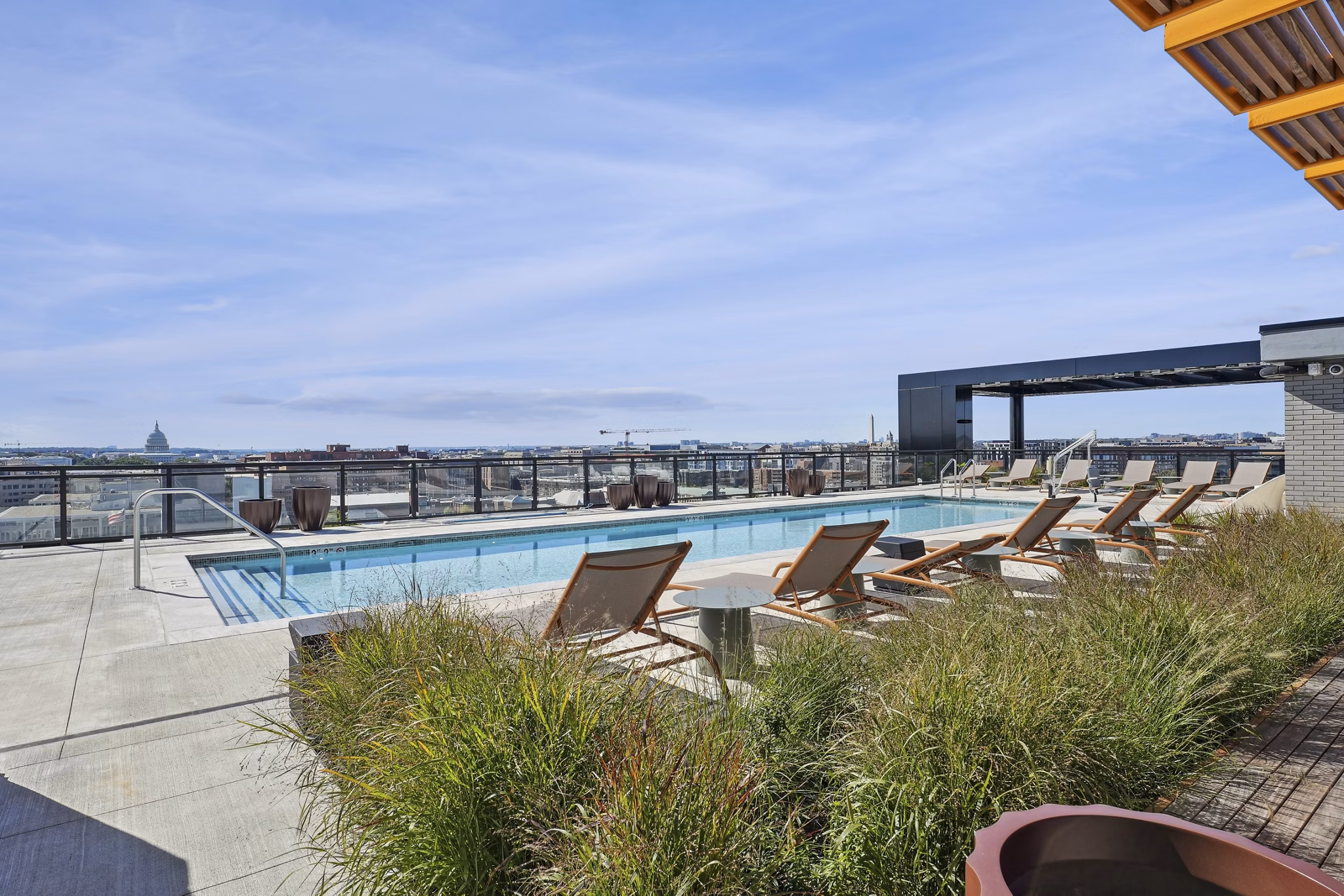 pool at The Iris Apartments 