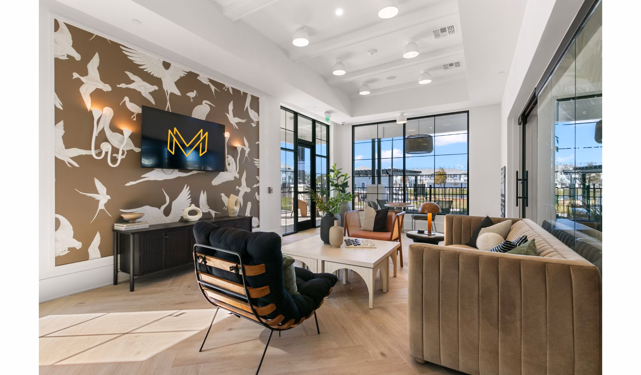 clubhouse at Marlowe Live Oak Apartments 