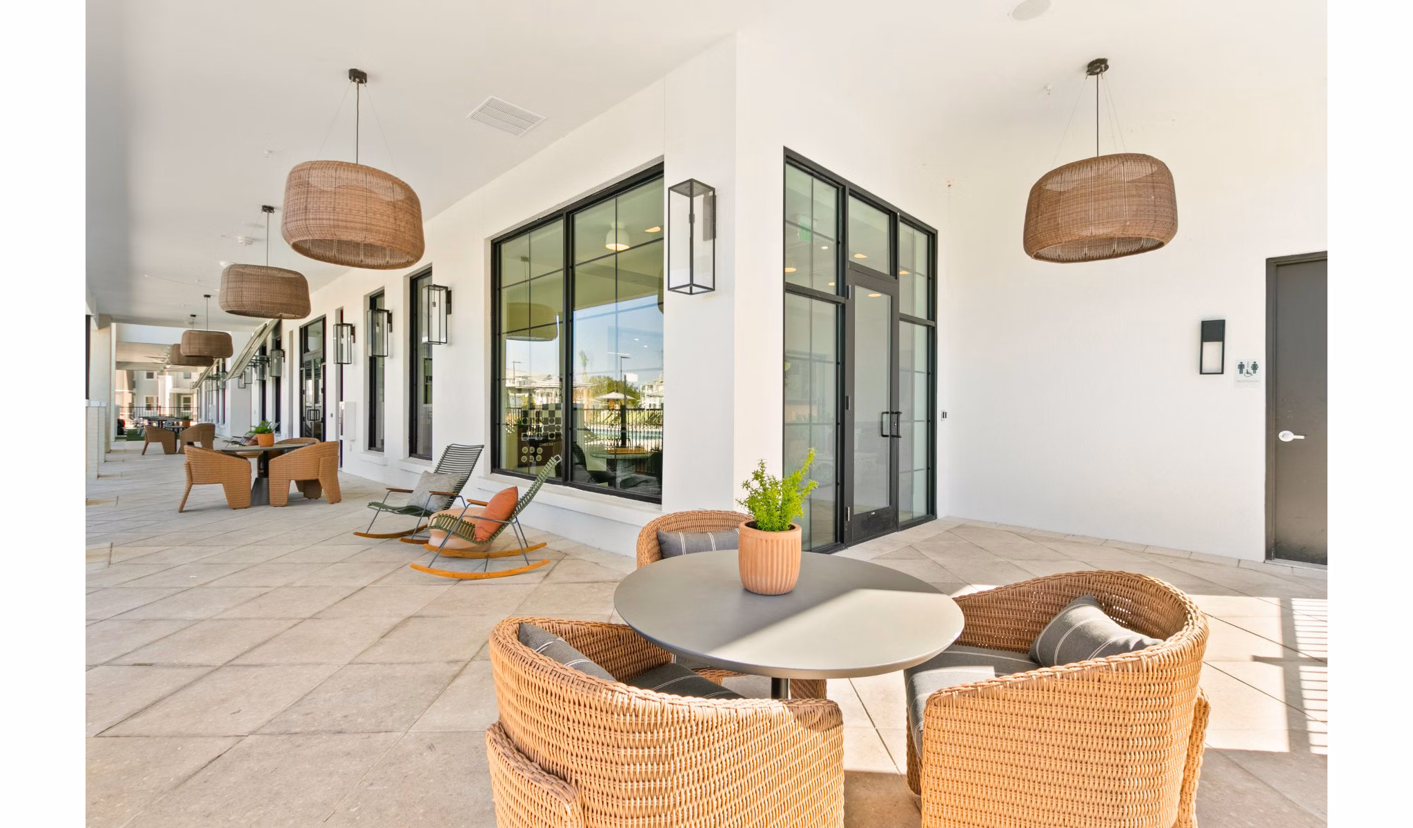clubhouse at Marlowe Live Oak Apartments 