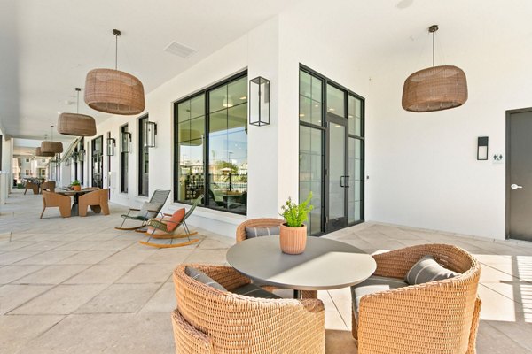 clubhouse at Marlowe Live Oak Apartments 