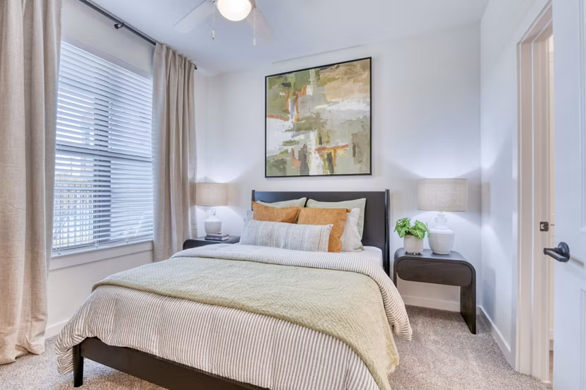 bedroom at Gateway to Gruene Apartments