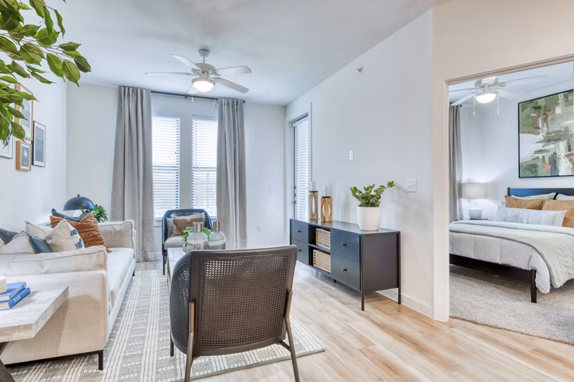 living room at Gateway to Gruene Apartment