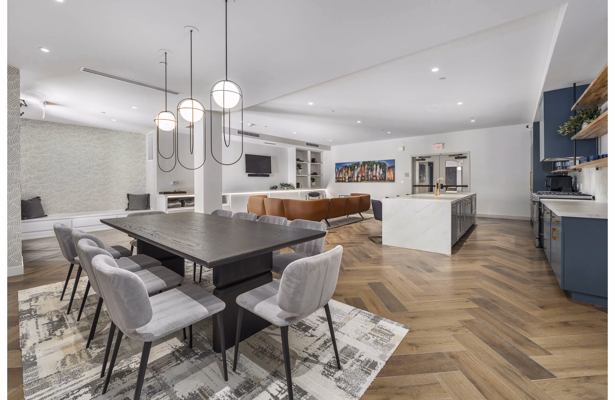 clubhouse at The Monde Scottsdale Apartments 