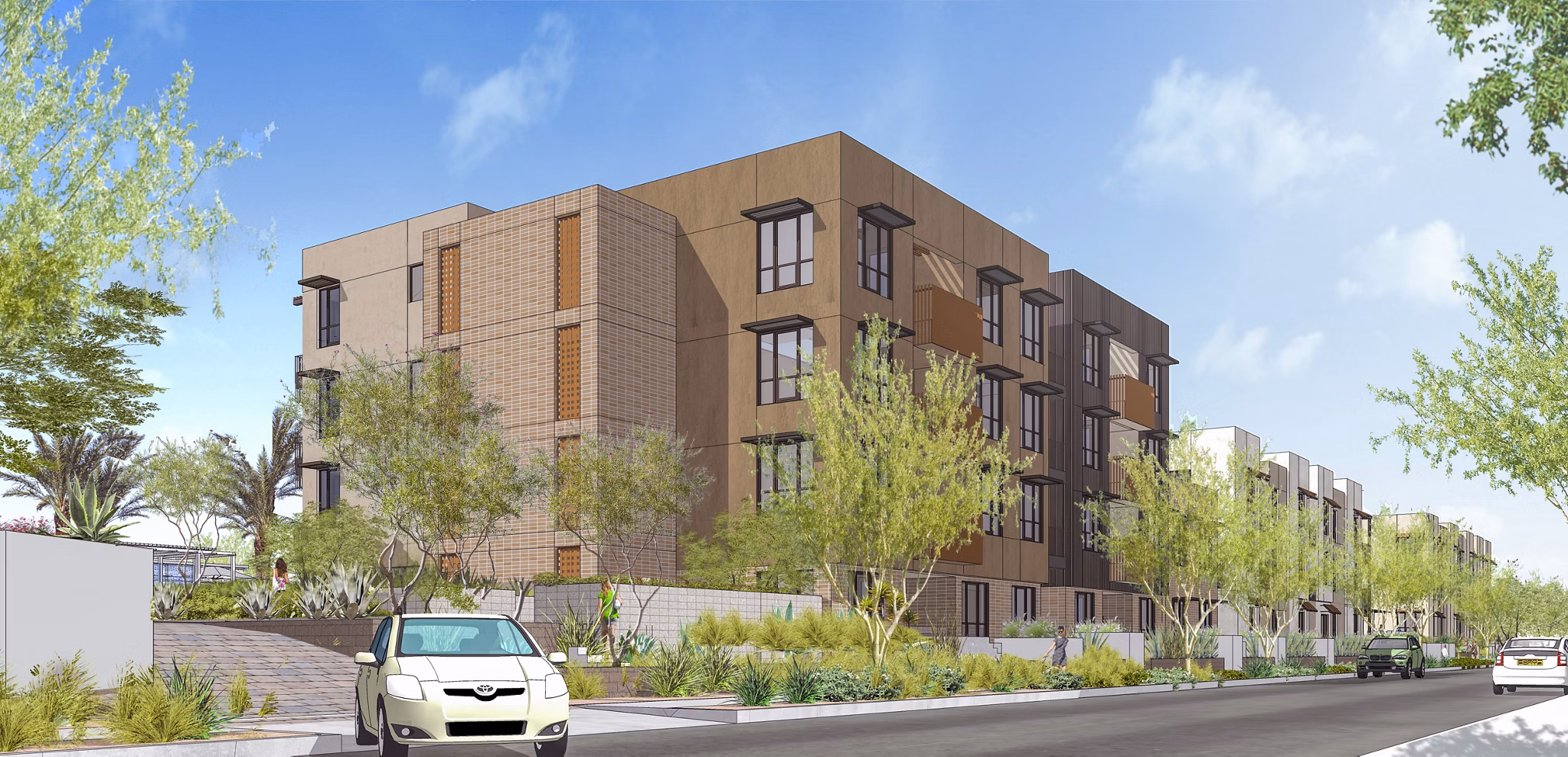 Modern high-rise luxury apartments in Scottsdale - The Monde