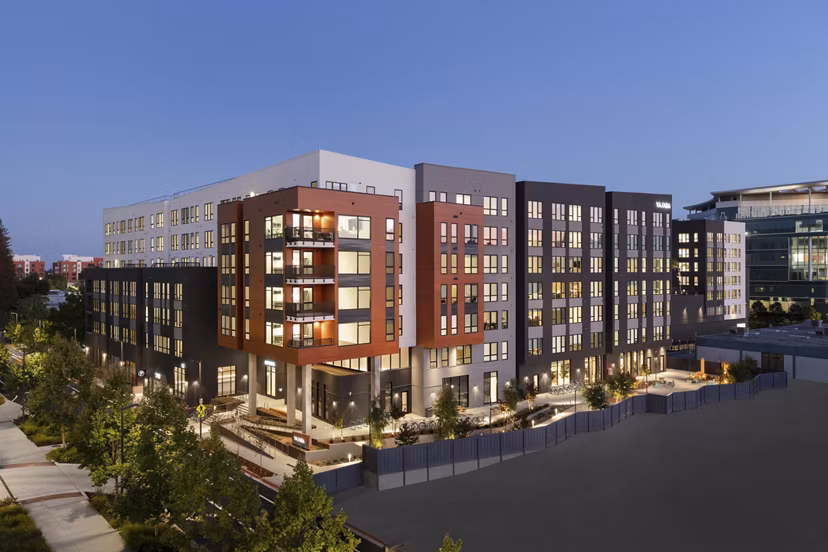 building at Vasara Apartments