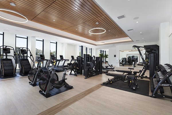 State-of-the-art fitness center with modern equipment at Vasara Apartments, offering an active lifestyle for residents