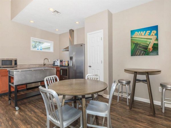 Spacious clubhouse featuring modern amenities at The M Club Apartments