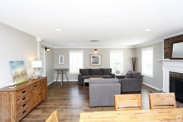 The M Club Apartments: Spacious clubhouse offering modern amenities and vibrant social spaces