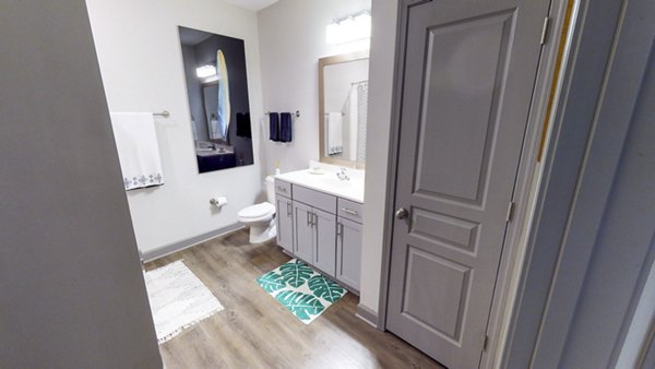 bathroom at Indigo at Cross Creek Apartments