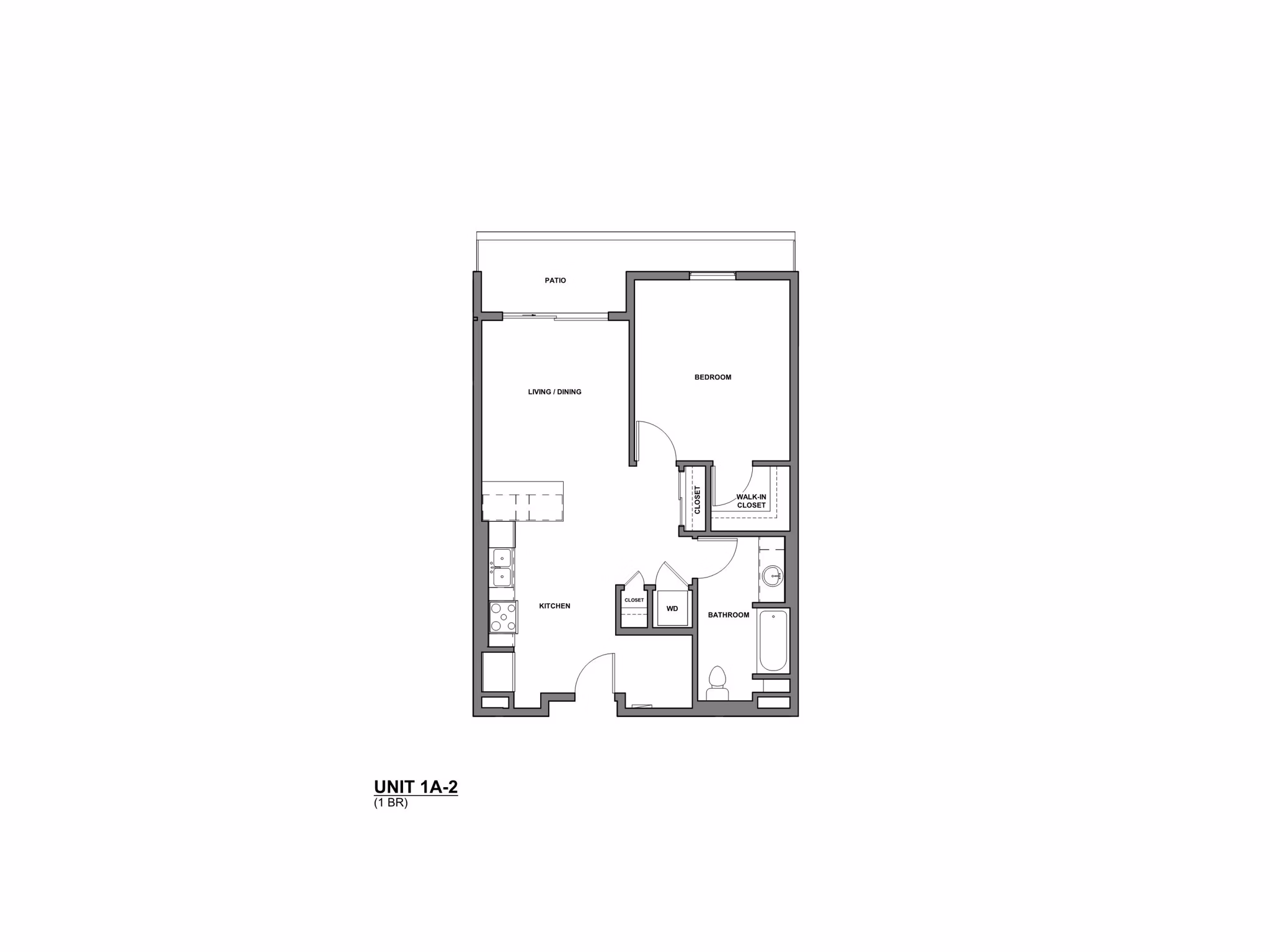 1A-2 floorplans at Lumia Apartments