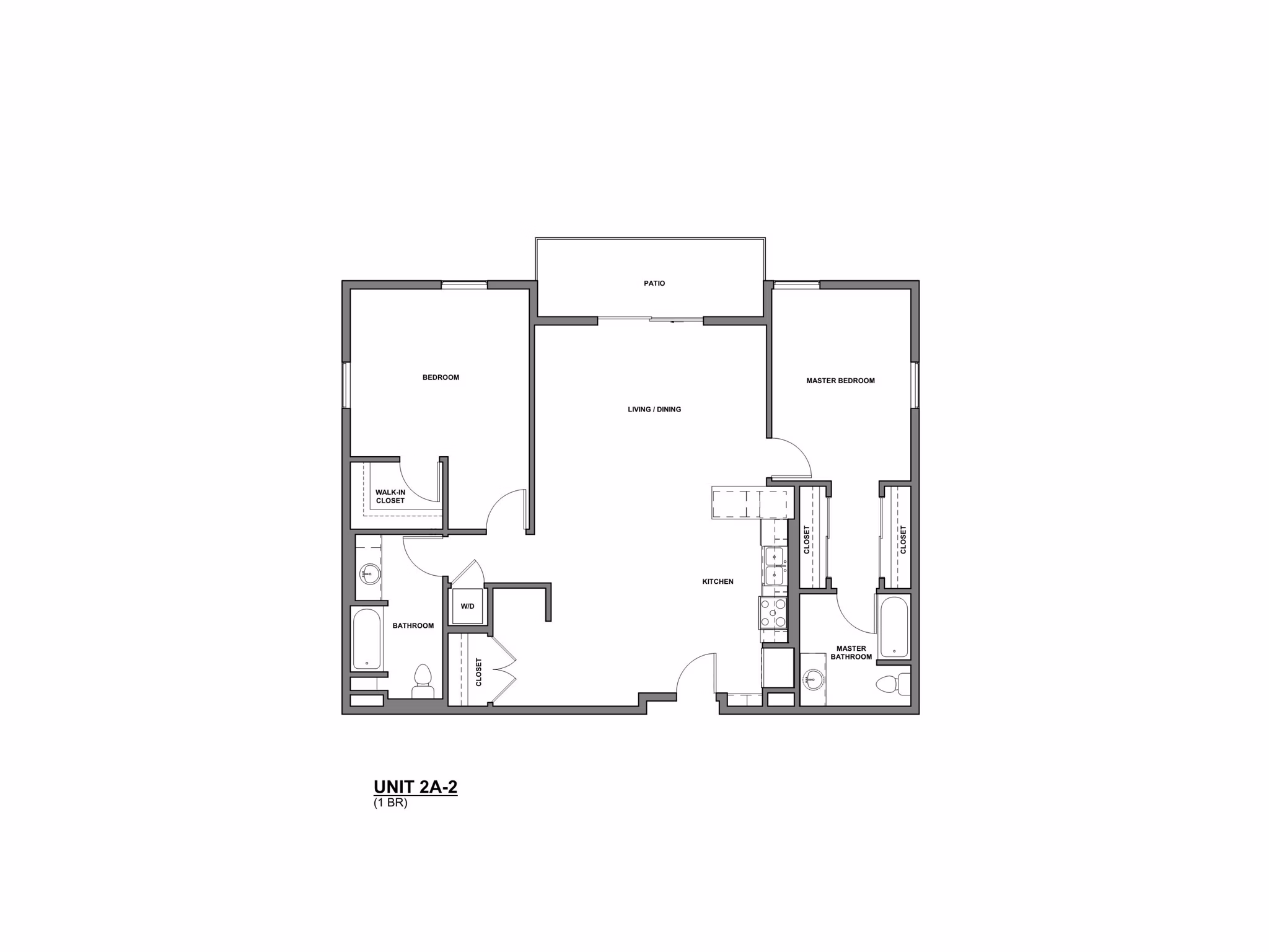 2A-2 floorplans at Lumia Apartments