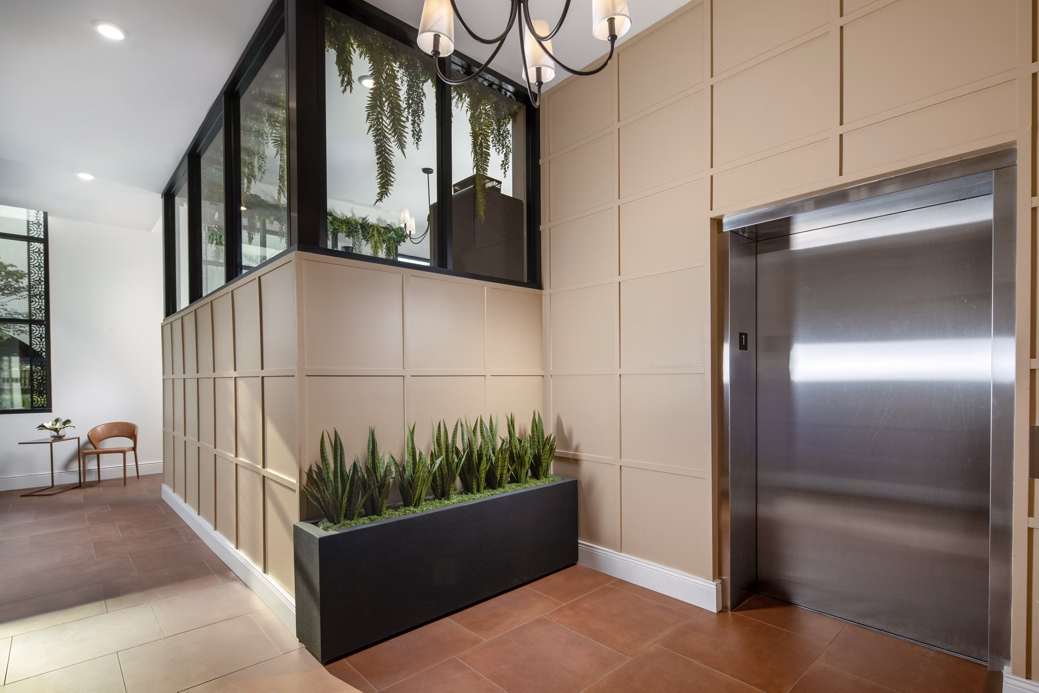 Elegant clubhouse with modern decor at Lumia Apartments