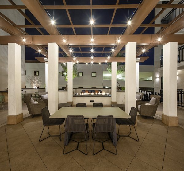 patio at Lumia Apartments 