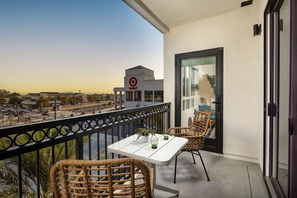 patio at Lumia Apartments 