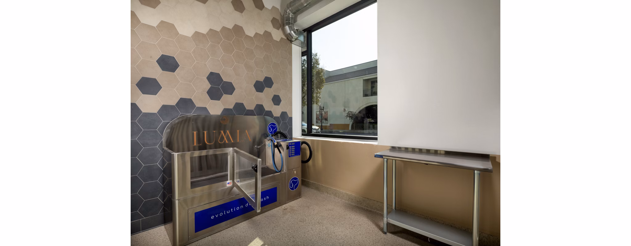 Bike storage facility at Lumia Apartments, offering secure and convenient solutions for residents of luxury apartments in a bustling urban setting