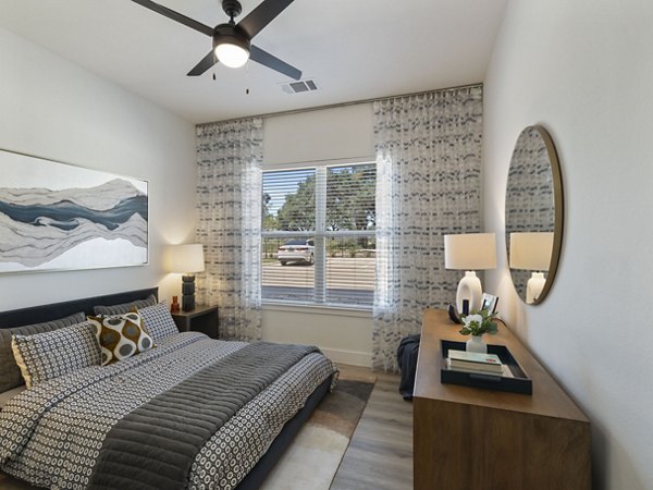 bedroom at The Evergrove at Crystal Village Apartments