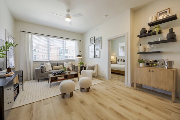 living room at The Janis Apartments